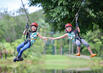 ATV Phuket : Flying Fox with double lines