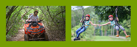 ATV Phuket: 1 Hour ATV Tour + Flying Fox and Rope Bridge in Phuket